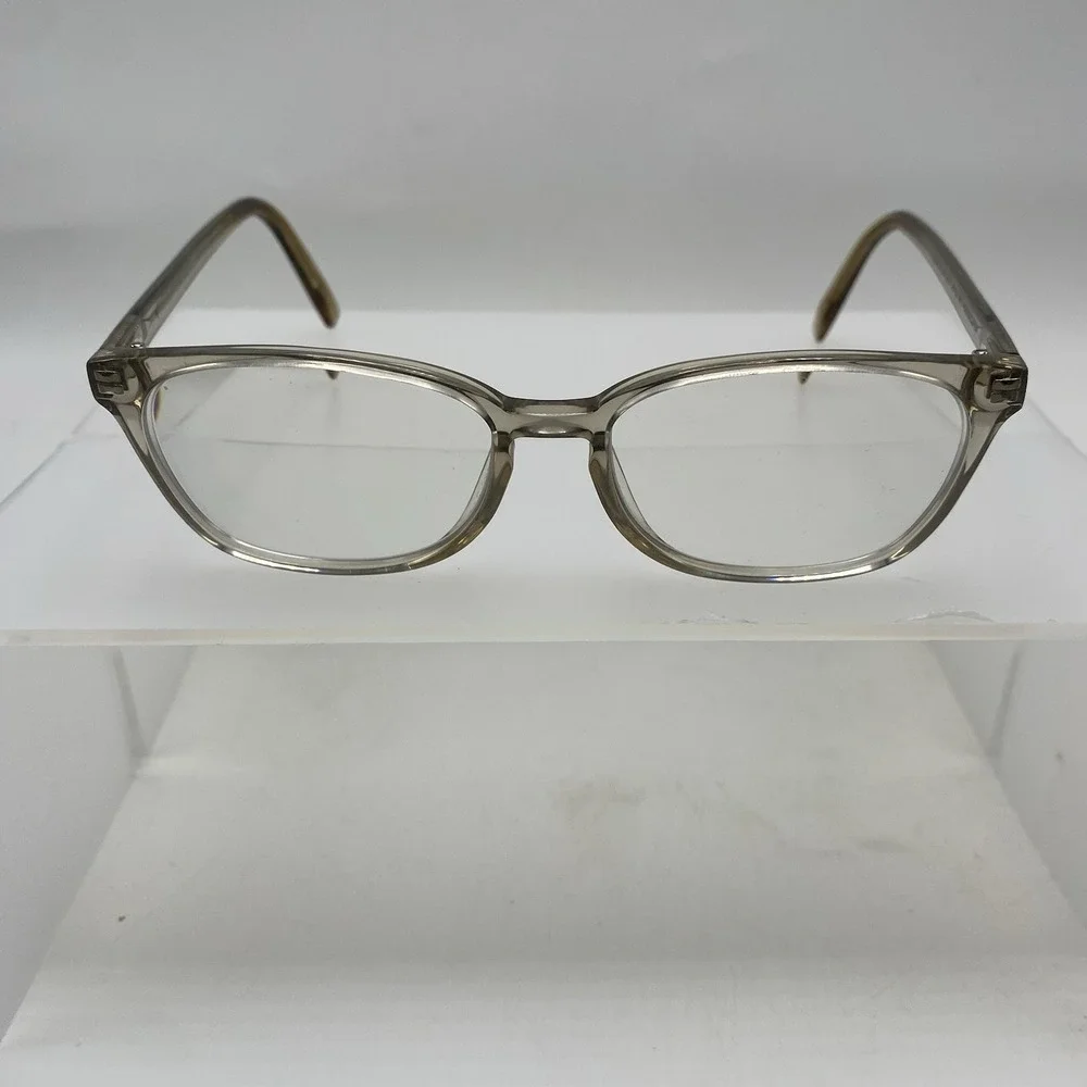 Warby Parker Eyeglasses FRAME ONLY Clemens M 205 54-16-142 Gray Clear 725